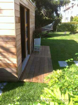 Abri de piscine en bois réalisé à Poissy 78 abri de piscine en bois Poissy