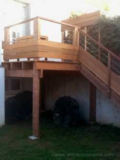 balcon pilotis entree independante