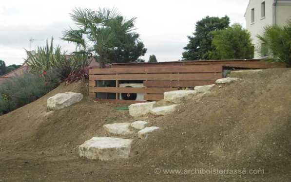 cache-habillage PAC de piscine bois 