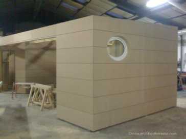 fabrication pool house en atelier