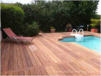 plage bois de piscine Guyancourt 78