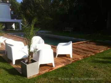 plage de piscine bois et ameublement design