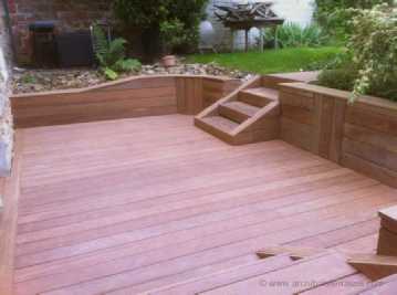Terrasse bois sur deux niveaux à Suresne 92 terrasse bois deux niveaux suresne 92
