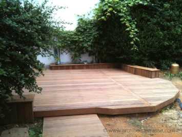 terrasse bois en construction yvelines