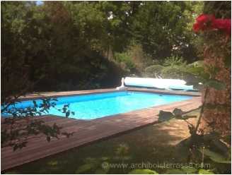 terrasse et tour de piscine chatou
