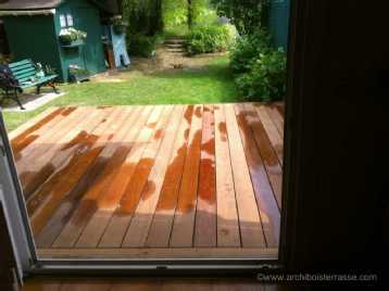 petite terrasse bois de jardin