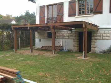 Terrasse sur pilotis en construction terrasse pilotis en construction