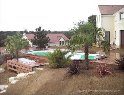 terrasse piscine cle en main