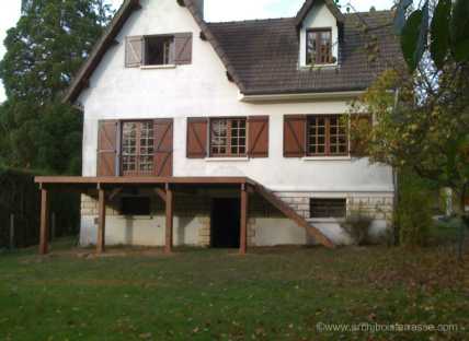 terrasse sur poteaux coigniere