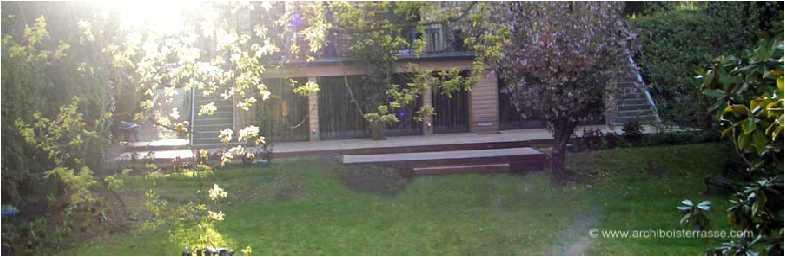 terrasse bois en longueur yvelines 78
