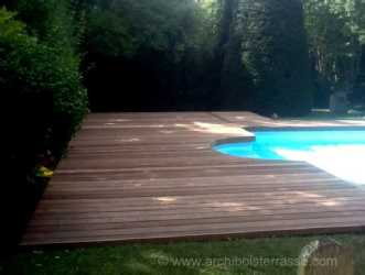 contour et terrasse en bois de piscine yvelines 78