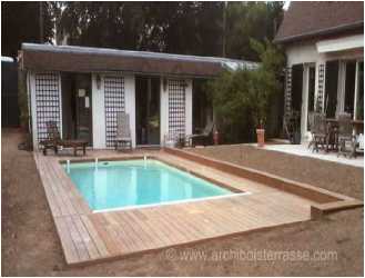 terrasse piscine en chantier feucherolles 78