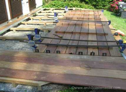 terrasse bois sur remblais 